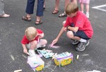 Ryan and Joey really seem to enjoy drawing!