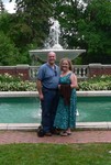 Here we are in front of the fountain of the Glensheen Mansion that we toured.  It was very interesting to learn about the self-made Congdon family.  Both matriarch and patriarch were children of poor pastors and began their lives in hard labor.  They had a few lucky breaks, no doubt, culminating in a 27,000 sq ft mansion on what was once over 25 acres on Lake Superior.  They paid their servants twice the going rate, and gave them a day off each week.  The servants were even allowed to borrow carriages and automobiles to go to town on their free day.  This was in remembrance of their own humble beginning.  I guess that's why I didn't feel so disgusted by the grandeur and extravagance like I usually do.