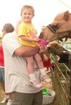 We visited the Pierce County fair a few days before Samantha's third birthday.  She was quite taken with the camel!