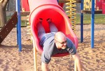 Hm. . . I thought these were supposed to be pictures of SAM playing at the park. . . 